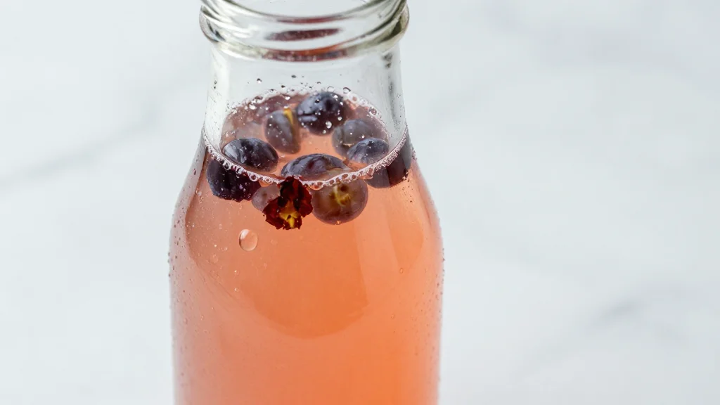 Valorization of Wine Industry By-Products as a Flavoring Agent in Water Kefir: Microbiological Viability and Functional Properties
