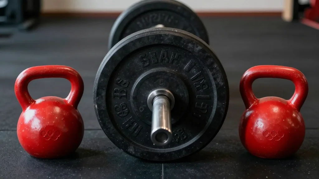 Double Kettlebell Clean and Press and Deadlifts