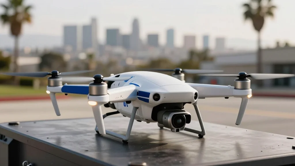 Drones Join Police Helicopters in Los Angeles’ Skies
