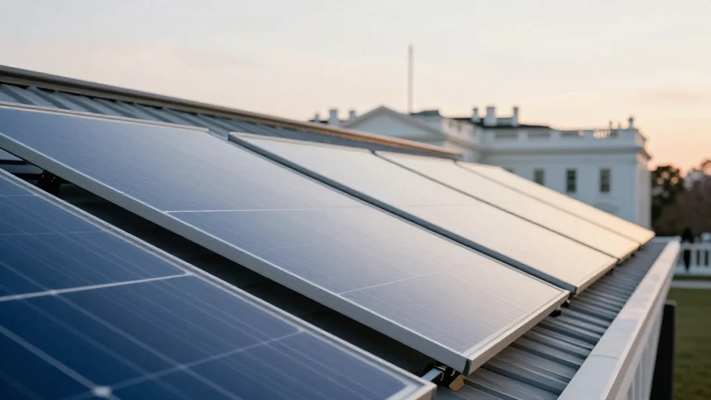 White House Solar Panels Survive Three Presidents