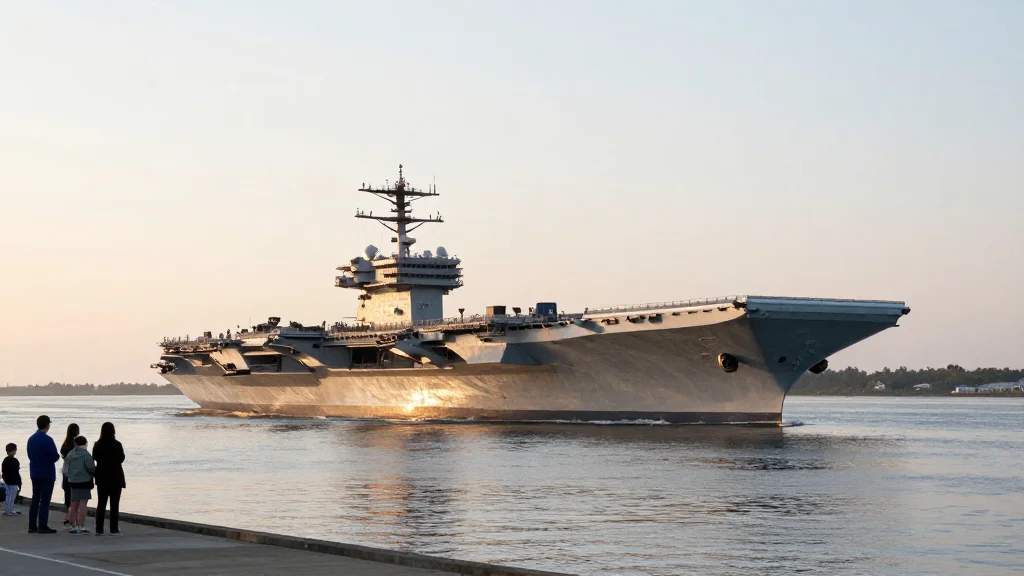 USS Gerald R. Ford Returns to Norfolk After 334‑Day Deployment, Setting New Navy Record