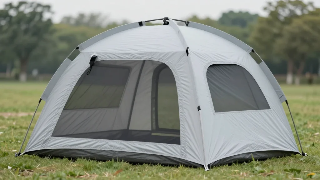 Swaggy 15-Sec Push-Button Tent Airs Out with Big Panoramic Views