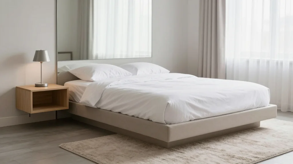 Make Your Small Bedroom Appear Twice Bigger