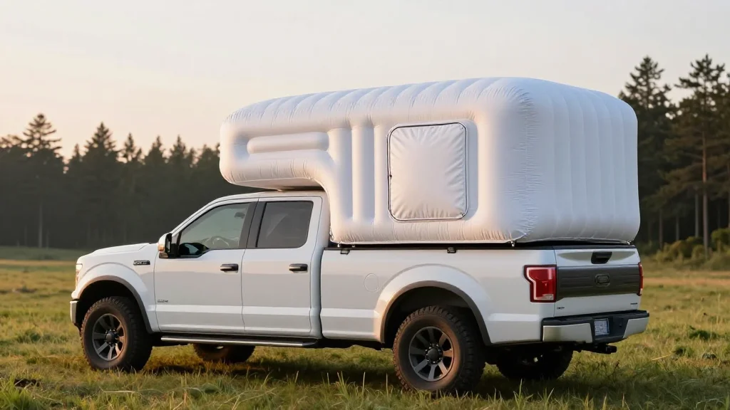 200-Lb Inflatable Camper Airs up in 5 Minutes to Sleep 4 People