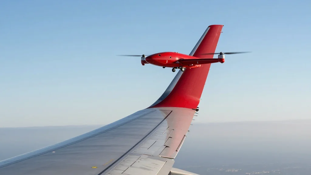 United 737 Strikes Red Drone at 3,000 Feet
