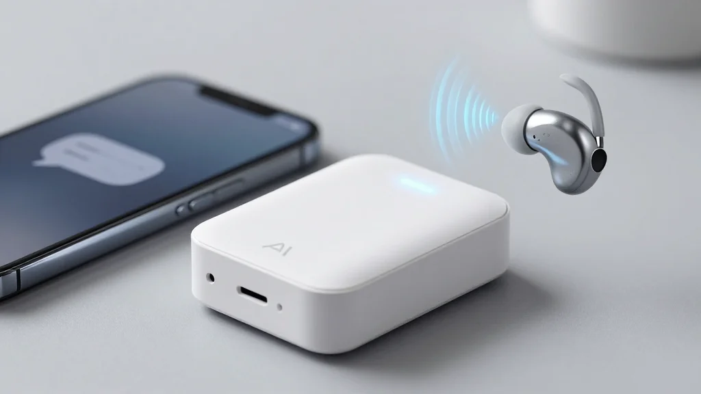 Bridge Device Enables Live AI Phone Captions for Deaf Workers