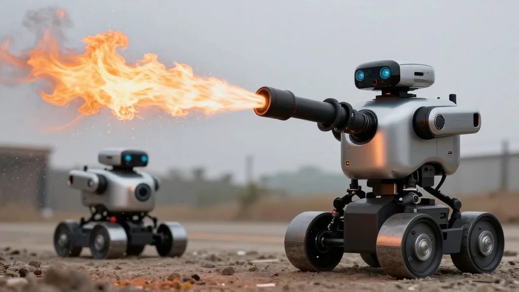 AI Robot Vehicles Learn to Team up and Extinguish Fires in Early Trial