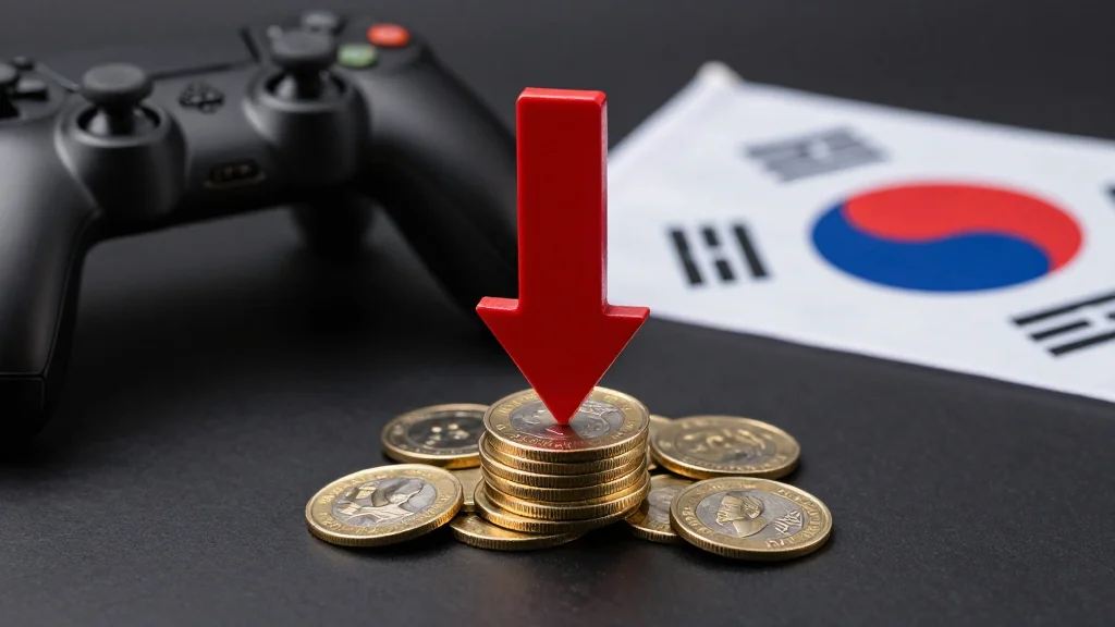 Korean Market Plunge Drags Game Stocks ~10% Lower