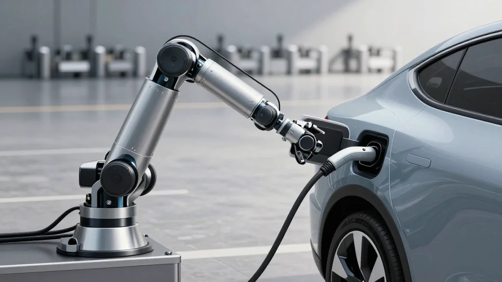 This EV Charging Robot Actually Makes A Ton Of Sense For Charging Robotaxis