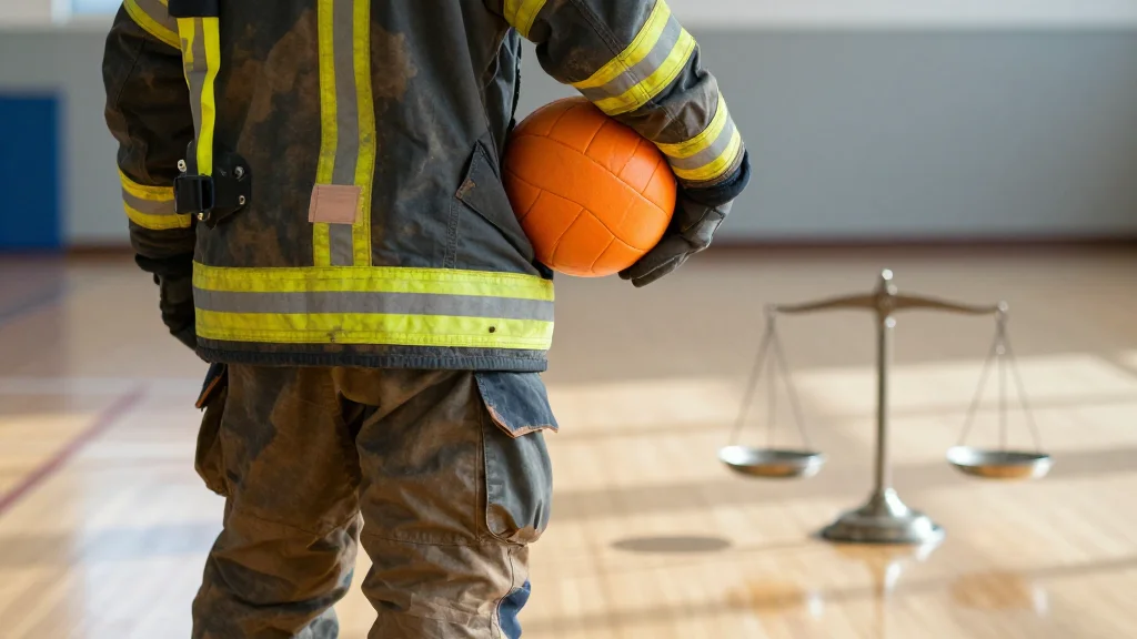 Should a Firefighter Hurt Playing Wallyball Be Given Workers' Comp?