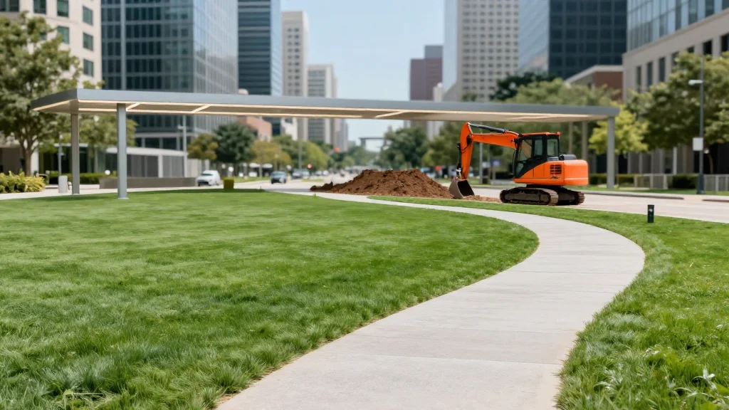 Work to Create Marquee, Centralized Midtown Park Is Underway