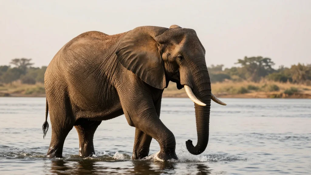 Elephants Can Swim, Charge and Rear up, yet They Cannot Jump — the Bones in Their Legs All Point Downward,...