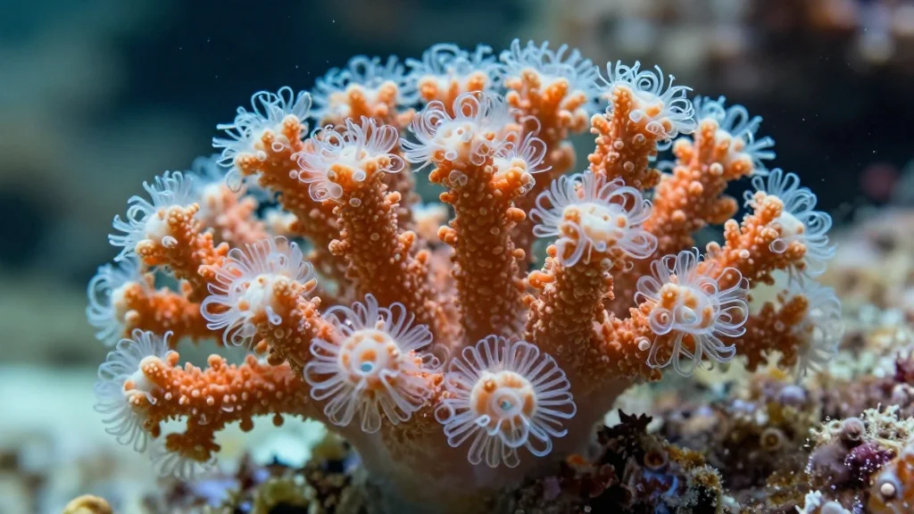 How Corals Stir Seawater