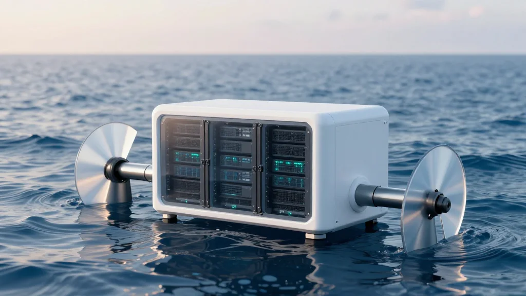 Ocean Wave Power Enables Low‑Cost Floating AI Data Centers