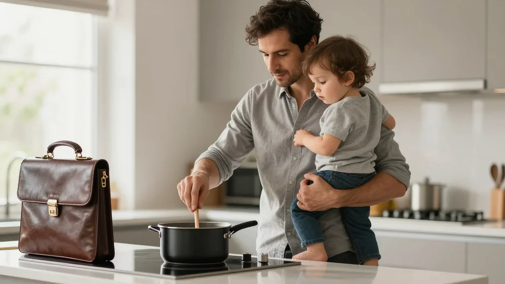College‑Educated Dads Cut Work Hours, Add 4+ Hours Weekly to Childcare