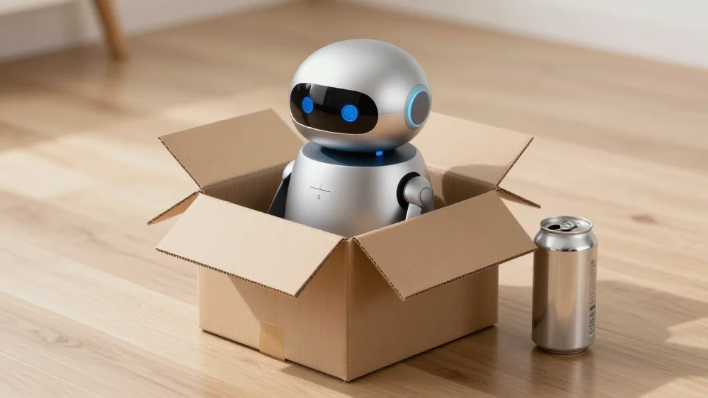 Matic Robot Unboxes Itself, Declares “Hold My Beer”