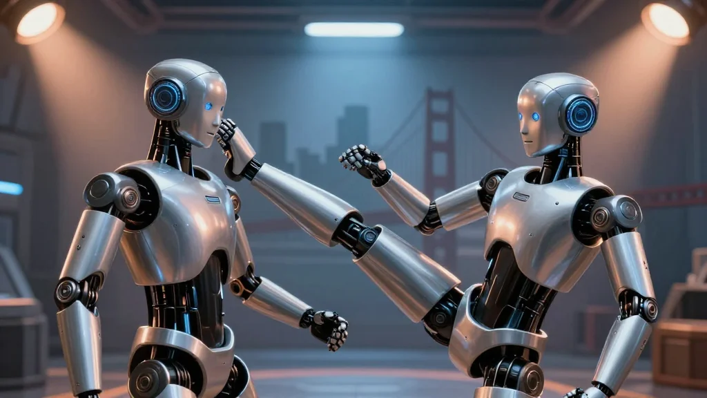 Viral Video of Humanoid Robots Fighting Fuels Bay Area Robot Combat League Launch