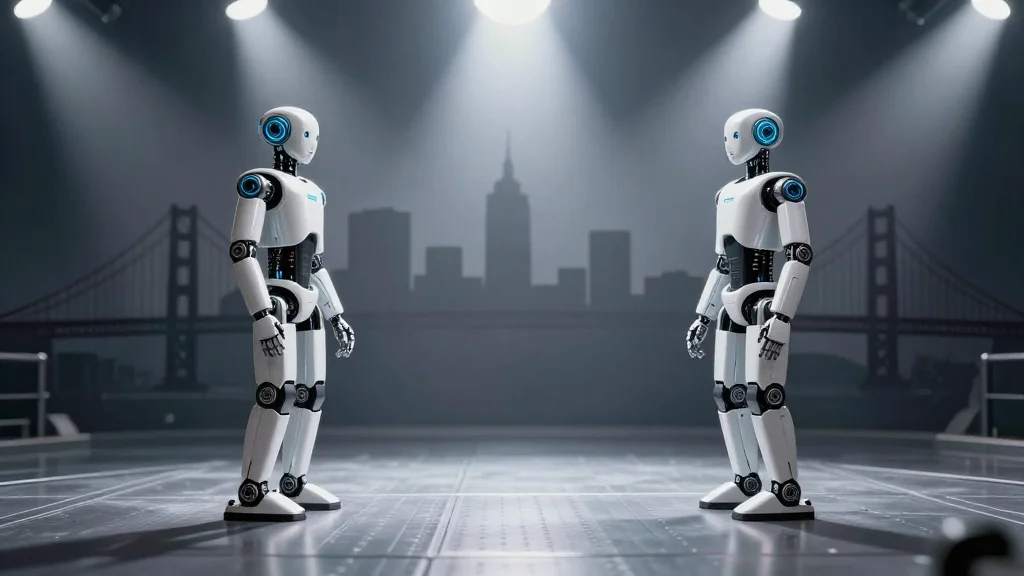 Humanoid Robot Fight Goes Viral as Bay Area Store Prepares for Season 1 Launch