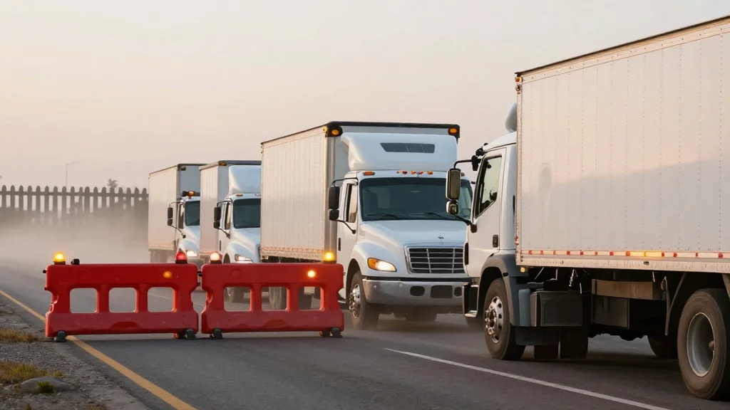 Mexican Truckers and Farmers Block Key Freight Corridors in Nationwide Strike