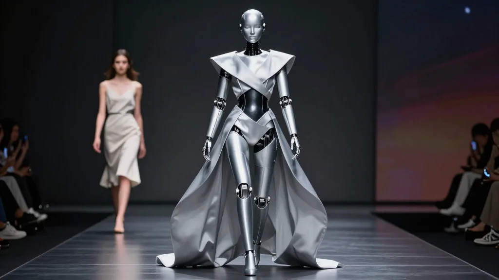 Galaxy Corp's Mach33 Show Pairs Humanoid Robots with Models on Seoul Runway