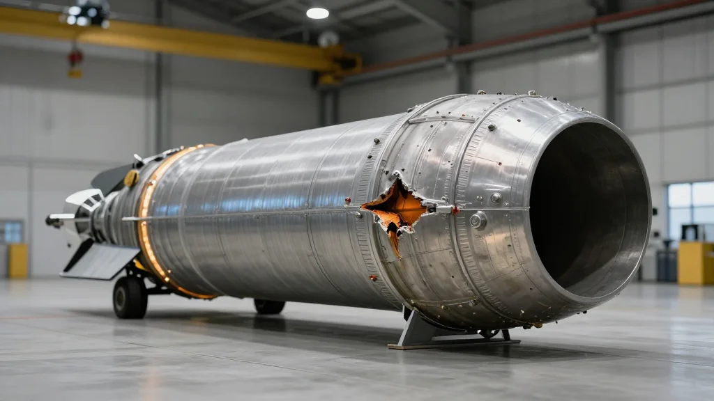 Blue Origin's New Glenn Booster Damaged at HIF Facility