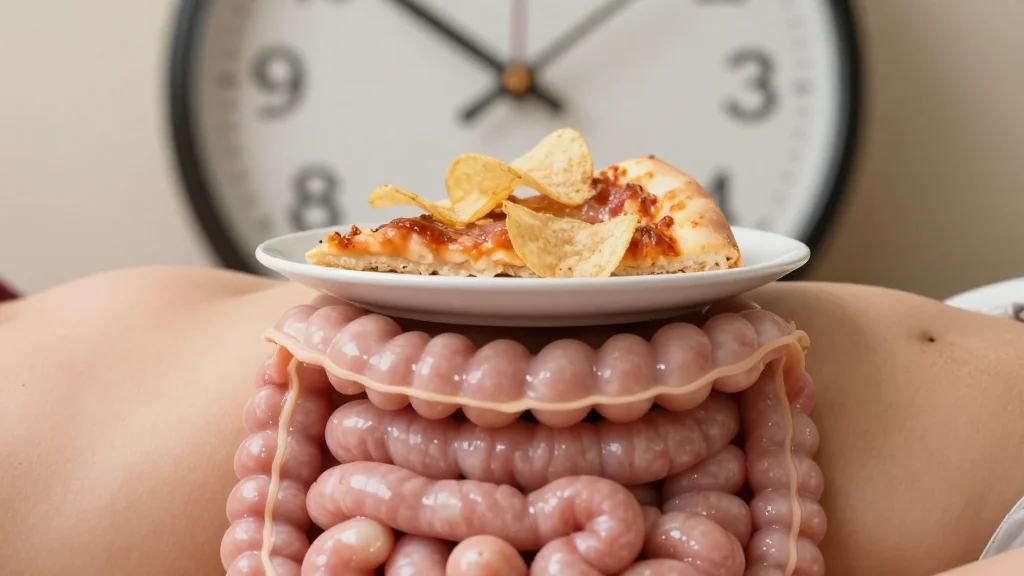 Late-Night Eating Boosts Gut Problems in Stressed Americans, Study Finds