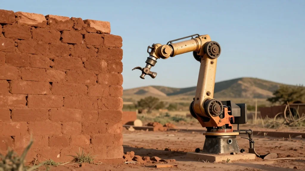 Robots Are Building Clay Homes In Texas Using Dirt From the Ground