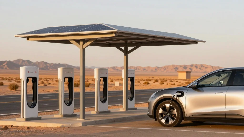 This EV Charging Station On Route 66 Is Off-Grid And Cheaper Than The Competition