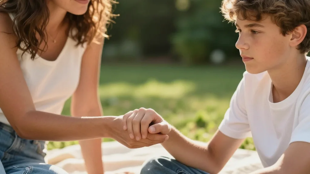 Address Teens' Feelings, Behavior Changes Naturally