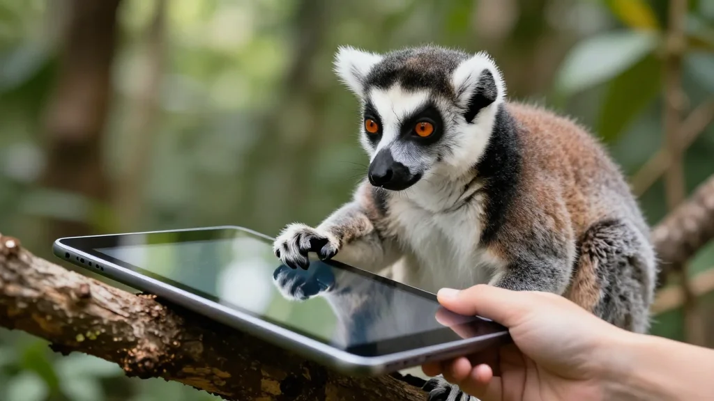 Tech-Enhanced Visits Boost Lemur Interaction and Engagement