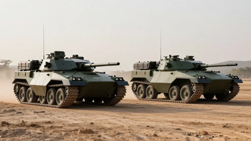 India Showcase Latest Tracked and Wheeled IFVs