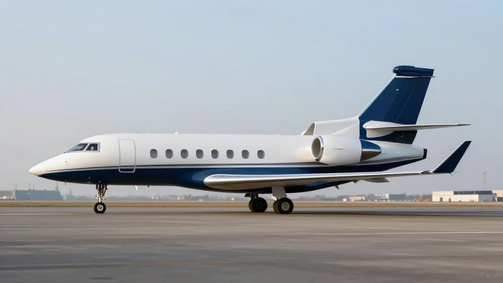 Leased Jets Keep Classic Dassault Falcon 10MER Livery