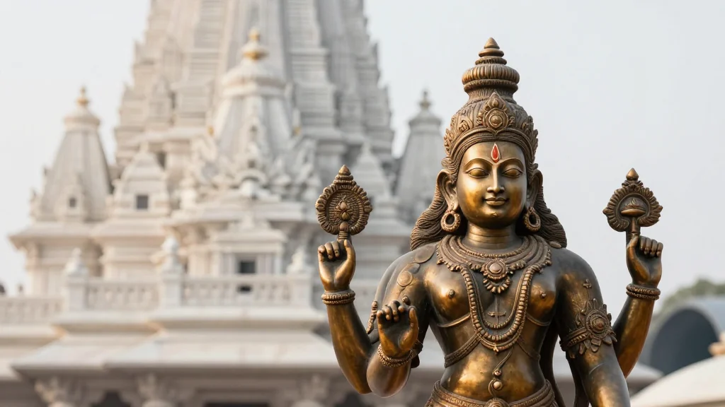 108‑Foot Shri Swaminarayan Statue Unveiled at Delhi’s Akshardham, Marking 245th Birth Anniversary