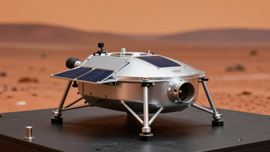 ExoMars Prototype Updated, Lander Visible in Background
