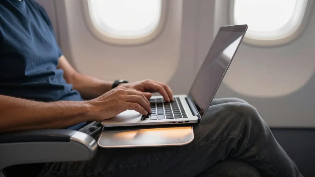 Need Portable Heat‑Deflecting Lap Mount for MacBook Pro