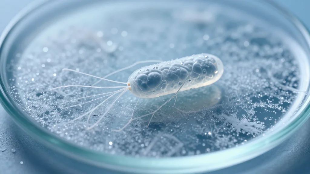 Ice‑Nucleating Proteins Stick to Synthetic Surfaces, Unlocking Cryomedicine and Snow‑Making