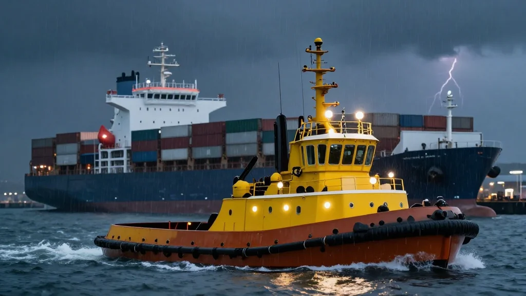 Emergency Response Delayed as Three Boxships Torn From Moorings in Storm
