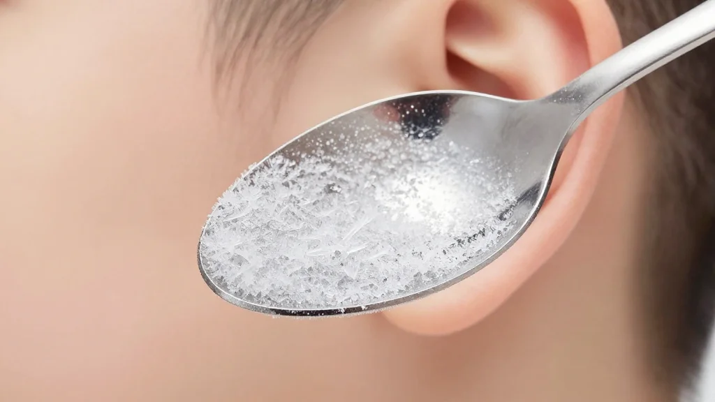 Cold Spoon Behind Ears Calms Stress Instantly