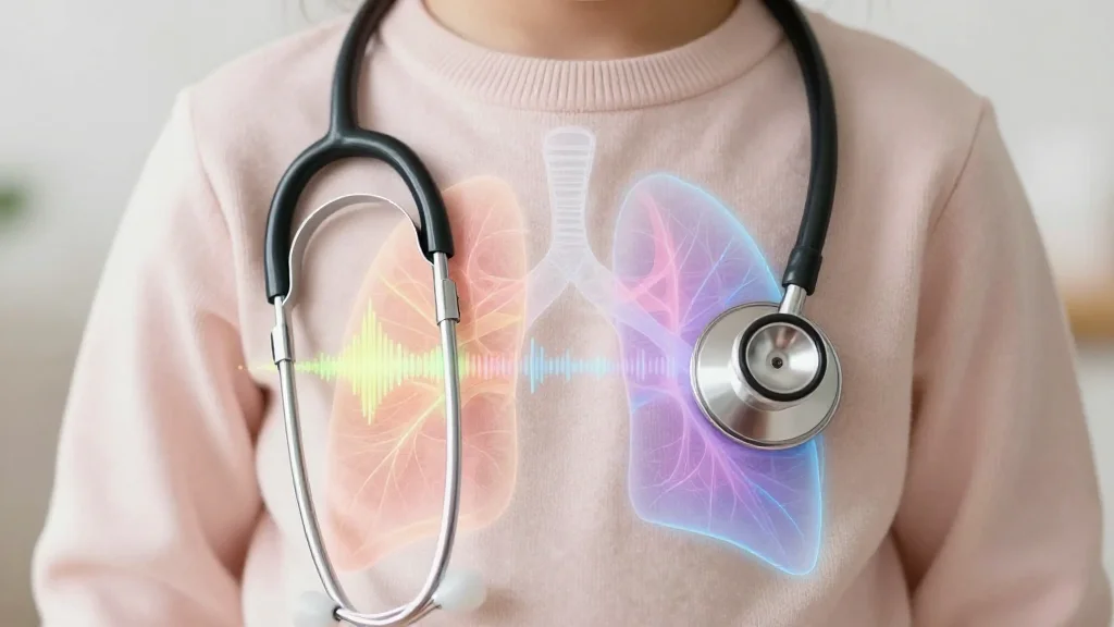 Breath Sound Spectrum: Healthy Kids Vs. Cough Asthma