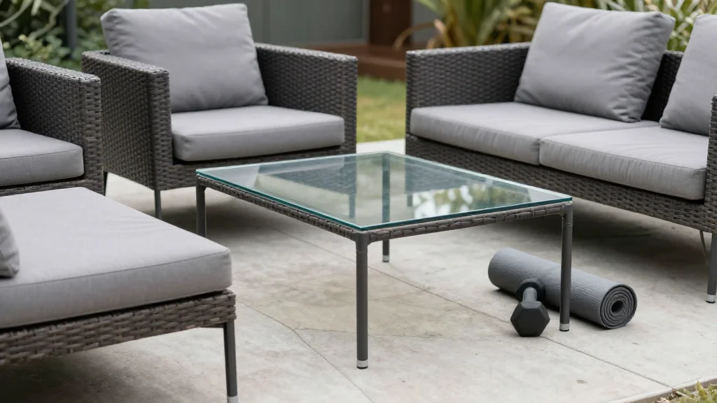Wayfair Sells a $185 4-Piece Patio Set That Can Easily Fit on a Small Patio or Porch