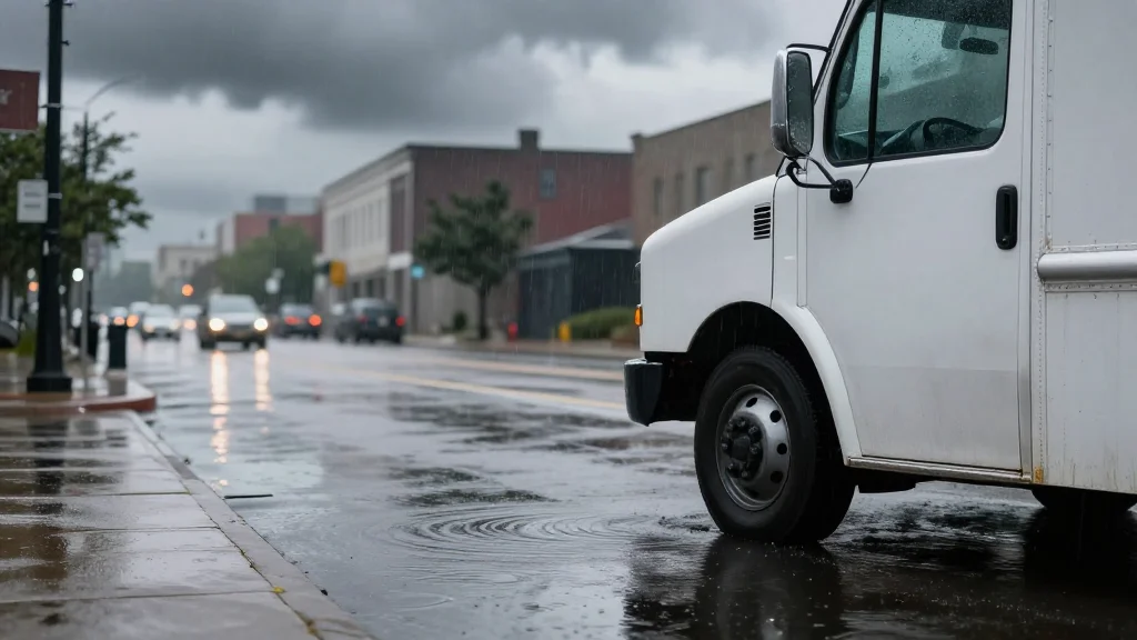 Heavy Rains Flood Kansas City Edge, Shutting Key Roads and Halting Freight