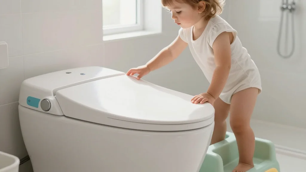 Bidet with Child Mode Boosts Potty Independence