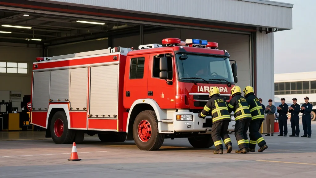 Tri-Cities Airport Celebrates Arrival of New Aircraft Rescue and Fire Fighting Vehicle