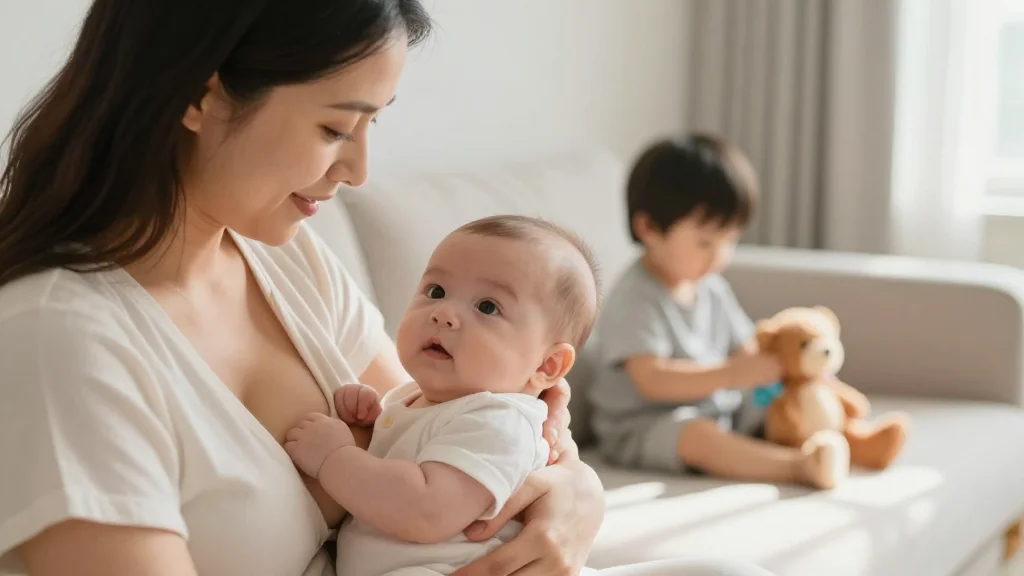 Baby's Growing Curiosity Makes Nursing More Distracting
