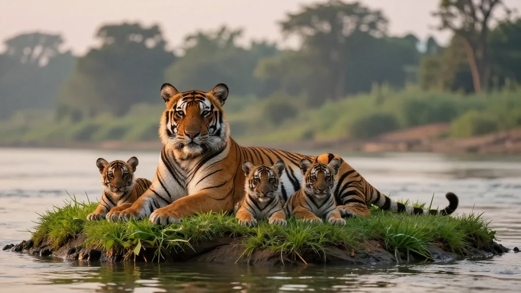 BBC One to Air ‘Tiger Island’ Documentary, Showcasing Unusual Mothering Among Nepal’s Tigers