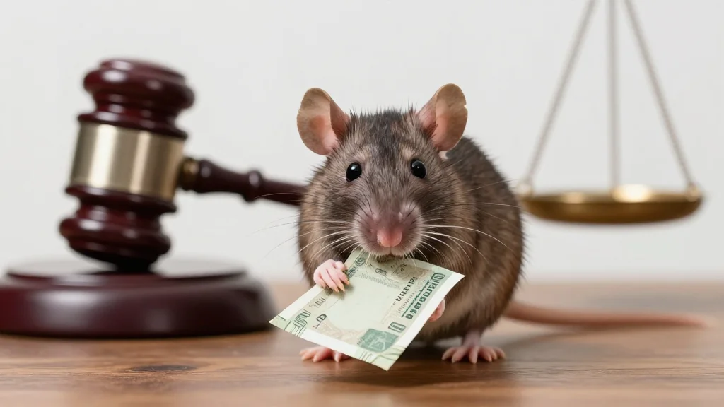 Officer Blames Rats for Missing Bribe Money