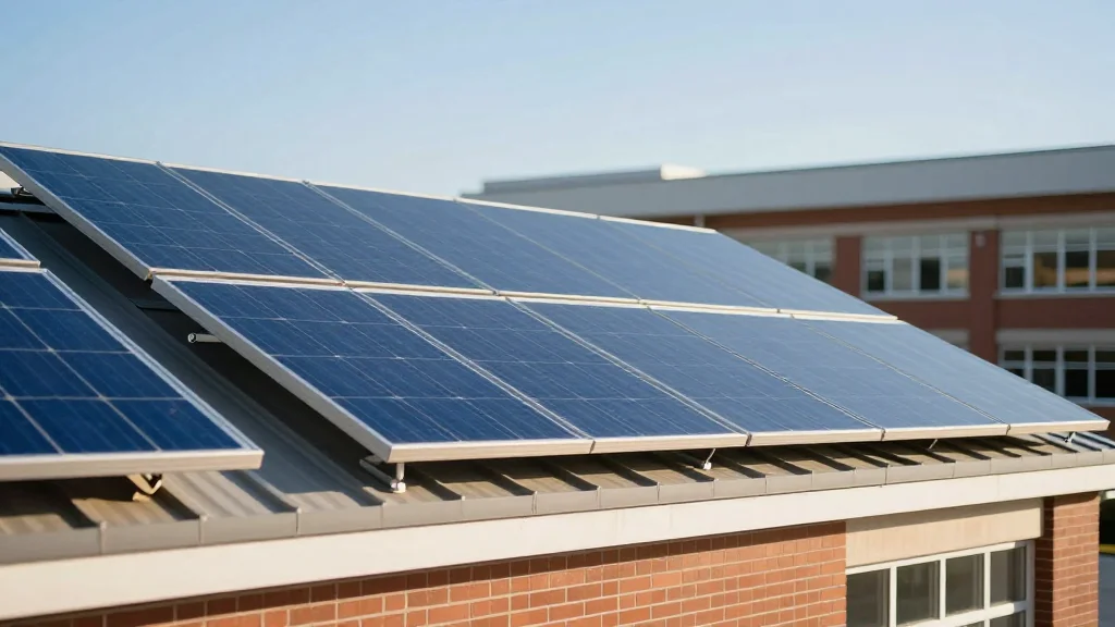 School Installs Solar Panels on Rooftop, Promotes Clean Energy