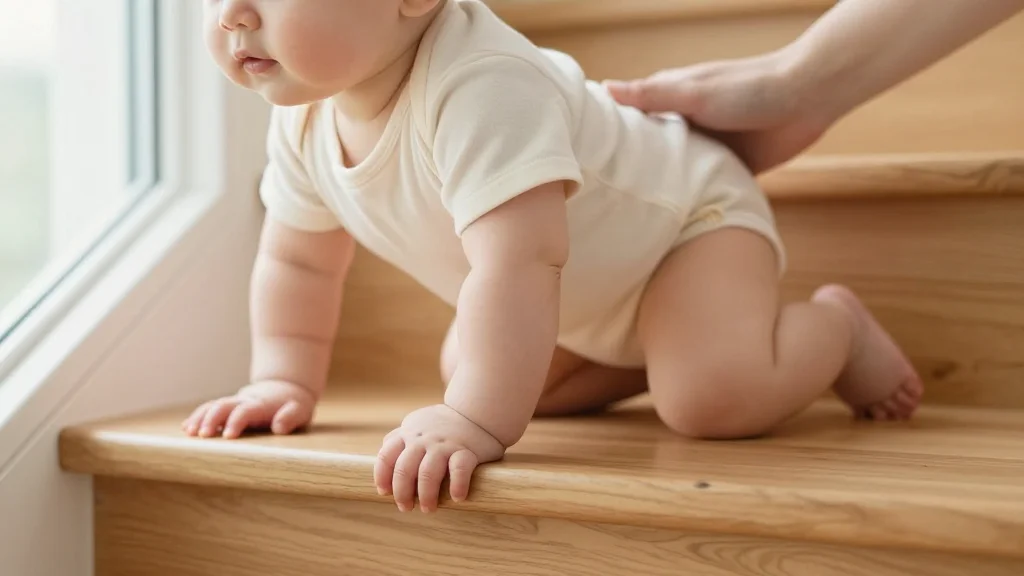 Teach Babies Backward Stair Descent for Safer Independence