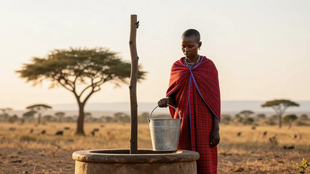 Giving Drink to the Thirsty with Water and Love