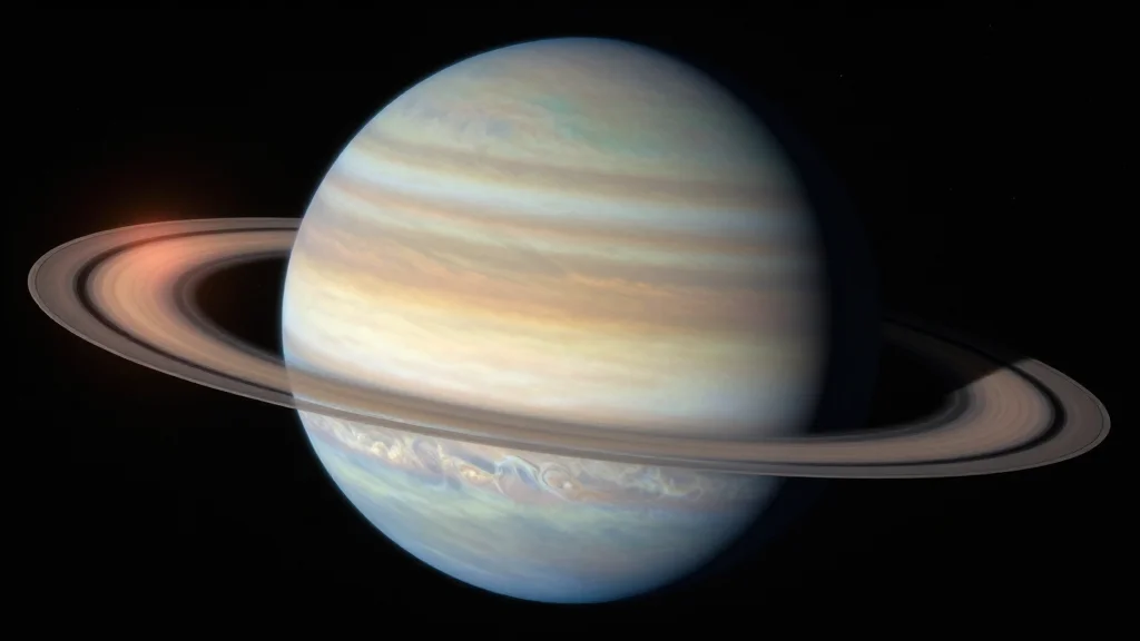 Saturn-Sized Exoplanet with Earth-Like Temperature Reveals Methane-Rich Atmosphere